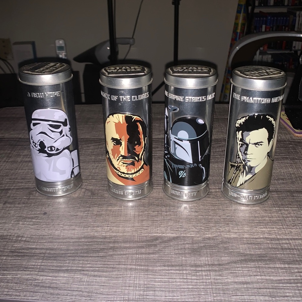 Set of 4 reversible BurgerKing STARWARS watches RARECollectibles LIMITED EDITION